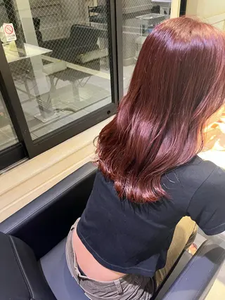 ロング 🟠髪質改善縮毛矯正 刑部一哉🟠のヘアスタイル