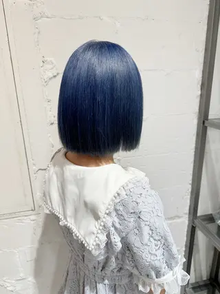 ショート カラー レイヤーブリーチ特化 ホワイト専門/岸のヘアスタイル