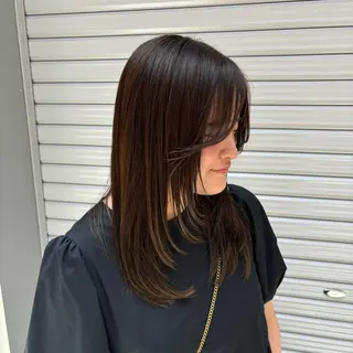 ロング ボブ/メンズカット パーマ/ホノカのヘアスタイル