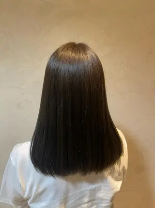 セミロング カラー 竹添 有梨沙のヘアスタイル