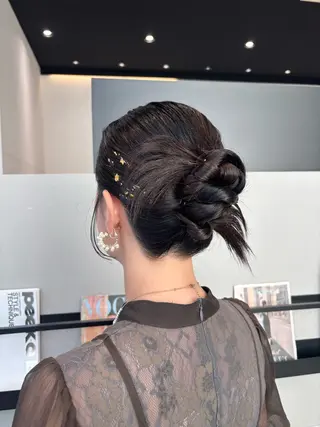 ミディアム カラー ヘアアレンジ 透明感カラー/ レイヤーkotonoのヘアスタイル