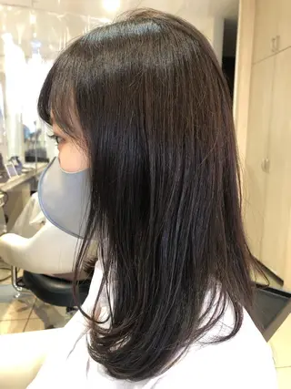ロング カジサ ケイコのヘアスタイル