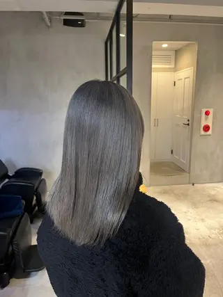 セミロング カラー elima 調布所属・ちせ/ 透明感カラー /調布˚ 🦢₊✧のヘアスタイル