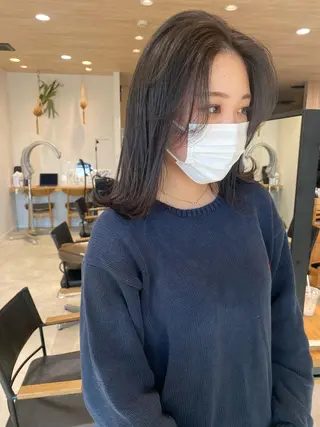 セミロング カラー パーマ指名No1 /namiのヘアスタイル