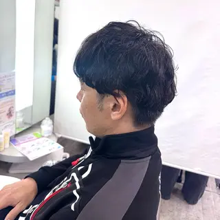 パーマ メンズ 🦖韓国風マッシュ/ メンズパーマ/羽根田のヘアスタイル