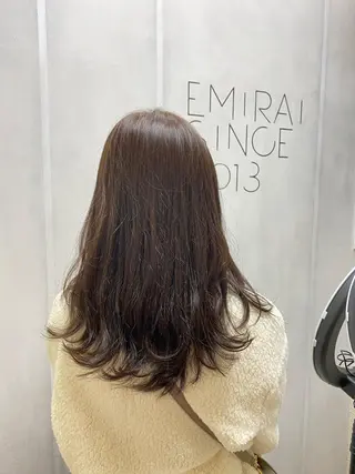 ロング カラー 🟢NEGi🟣 🫧髪質改善のヘアスタイル