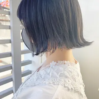 ミディアム カラー 韓国ヘア顔周りカット 艶髪ベージュtamaのヘアスタイル