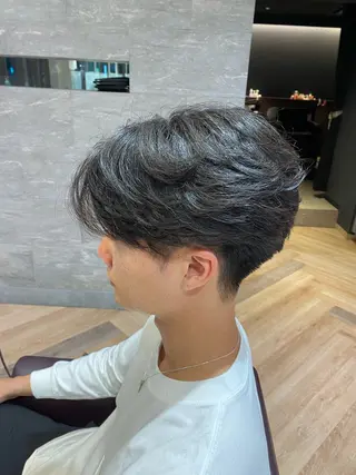 メンズ メンズ特化/フェザー /パーマ/伊勢元のヘアスタイル