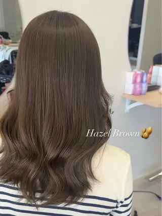 ミディアム カラー ALLEN hair 郡山店所属・和久 夢彩のヘアスタイル