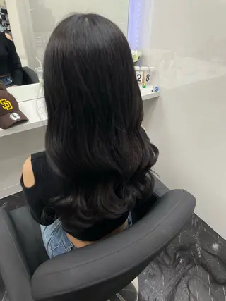 ロング カラー Blue所属・韓国ヘア🇰🇷 りさのヘアスタイル