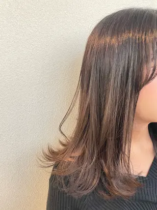 ミディアム 美髪✨艶髪✨髪質改善 カラー特化❣大石優奈のヘアスタイル