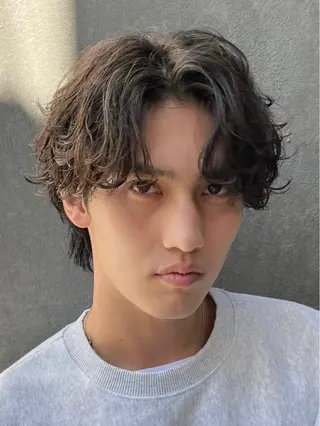 パーマ メンズ 当日予約⭕️ fifth渋谷太田のヘアスタイル