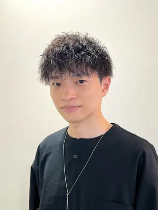 パーマ メンズ ツイストスパイラル/ メンズパーマ/ハルキのヘアスタイル