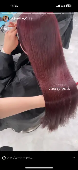 ロング 🎀モテ 暖色🎀のヘアスタイル