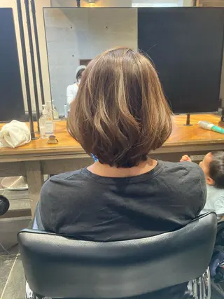 ショート カラー は まべのヘアスタイル