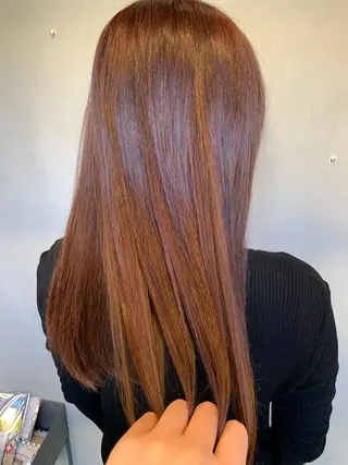 ミディアム 🌟美髪矯正🌟 吉田冴一のヘアスタイル