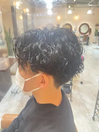 パーマ メンズ 🌷名駅/髪質改善 ヘアセット/モネ🌷のヘアスタイル
