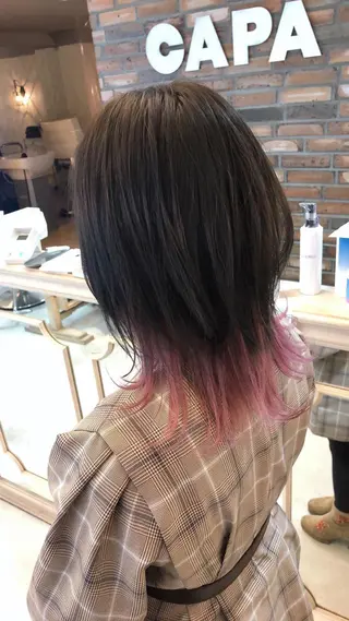 ミディアム カラー デザインカラー🎨 下北沢 / 磯部のヘアスタイル