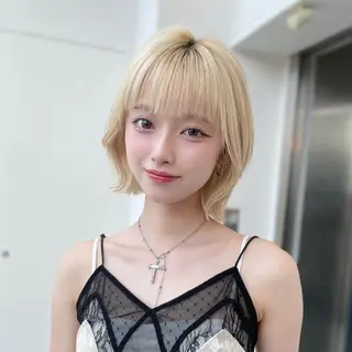 ショート けいし🐬ボブ ショート艶髪カラー✨のヘアスタイル