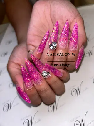 ロング ネイルサロン ダブルのネイルデザイン