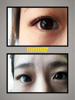 マツエク・マツパ manny eyelashのマツエク・マツパデザイン