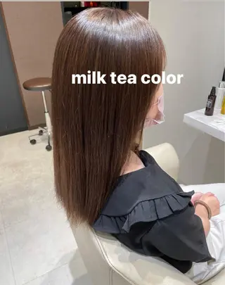 ロング k-twoたき✨艶感 カラー/美髪矯正のヘアスタイル