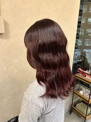 ミディアム 新垣 心都のヘアスタイル
