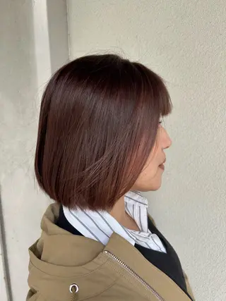 ショート ブルー所属・岩野 有紗のヘアスタイル