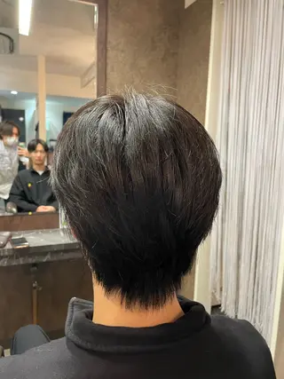 ショート メンズ メンズパーマ特化 カバヤマ　リョウのヘアスタイル