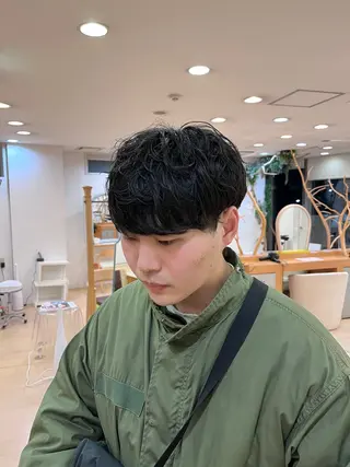 パーマ メンズ 💠つたふうか/ 韓国/メンズヘア💠のヘアスタイル