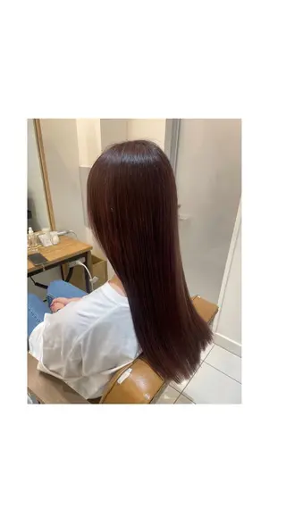 カラー 🪸暖色艶カラー/ shiori🫧のヘアスタイル