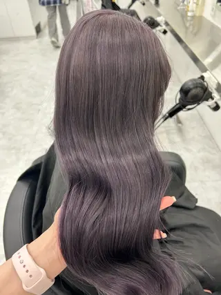 ロング 淡色ラベンダー♡ ニーナ🎀🦙のヘアスタイル