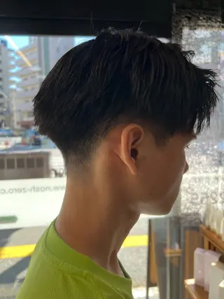 ショート 古川 イノアカラー 京汰 六本松のヘアスタイル