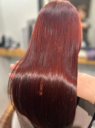 カラー ［極潤］ヒアルロン酸 🫧カラー髪質改善のヘアスタイル