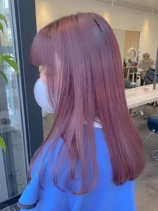 ミディアム カラー ビューティービースト 鹿児島店のヘアスタイル