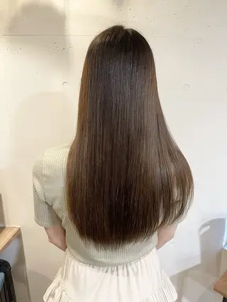 ロング カラー いいじま あきねのヘアスタイル