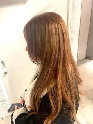 ロング LUNTY NAMBA 難波駅前店所属・🇨🇳ハイトーン ワンホン🇰🇷ななのヘアスタイル
