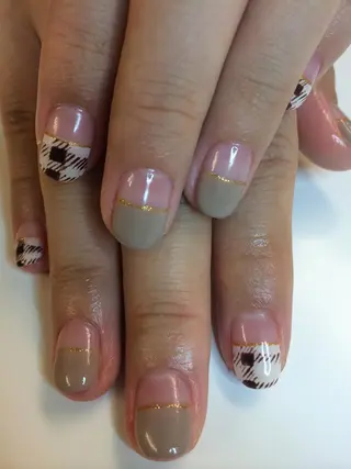 セミロング カラー パーマ ヘアアレンジ キッズ ネイル マツエク・マツパ Sunny side nailのネイルデザイン