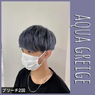 ショート カラー メンズ 橋本 琉磨のヘアスタイル