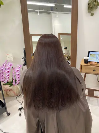 ロング カラー 暖色カラー /ヘアアレンジ/花鈴のヘアスタイル