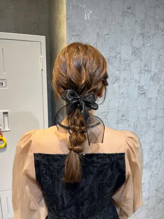 セミロング ヘアアレンジ ✨髪質改善&eye✨ ななみのヘアスタイル