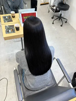 ロング カラー SOYON西大寺店所属・ダブルカラー/ 髪質改善💎安藤のヘアスタイル