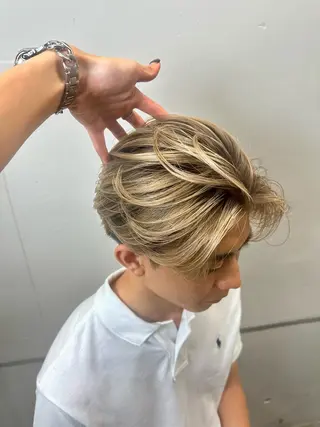 カラー メンズ 【pia】 江田岳斗のヘアスタイル