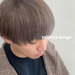 カラー fifth所属・センターパート／マッ シュ／パーマ　あさみのヘアスタイル