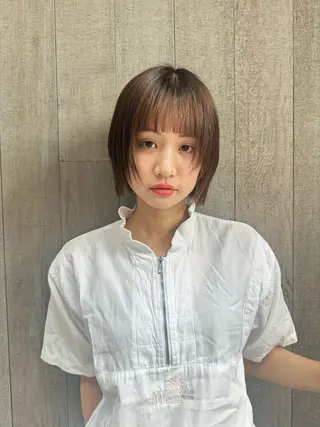 ショート パーマ 似合わせレイヤー 海外風レイヤーmioのヘアスタイル