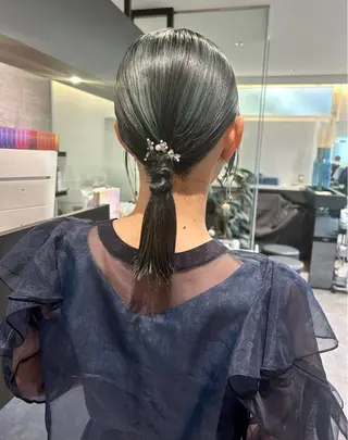 ミディアム 🎀ヘアセット透明感 /REINA🎀のヘアスタイル