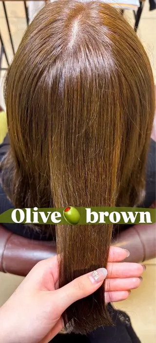 セミロング eMu中央駅店 【⠀エミュ   】所属・eMu透明感カラー 🪄◝✩🫧yukiのヘアスタイル