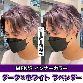 ミディアム カラー ヘアアレンジ メンズ SNSで大バズり‼️ 欧米風ヘア大ヒット中のヘアスタイル