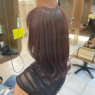 ミディアム カラー 透明感カラー/ 寺田千雅子のヘアスタイル