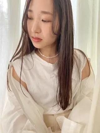 ロング カラー ance ayelashアンセアイラッシュ薬院店所属・神原 ありさのマツエク・マツパデザイン